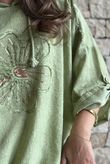 Rustic Nature Linen Blend Hippie Shake Hoodie Washed Lawn